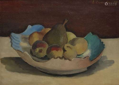 Emile Chambon (1905-1993)<br />
Nature morte, huile sur toil...