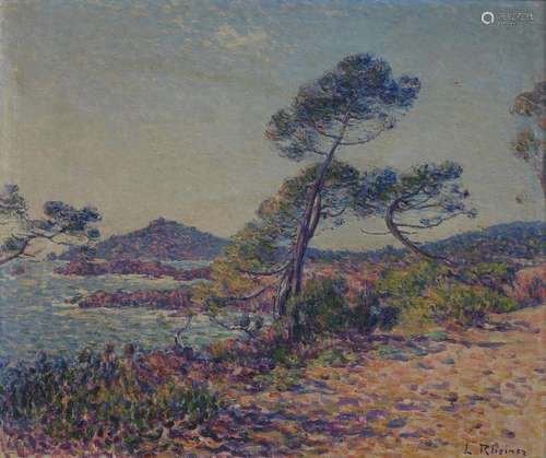 Louis Rheiner (1883-1924)<br />
Paysage du sud de la France,...