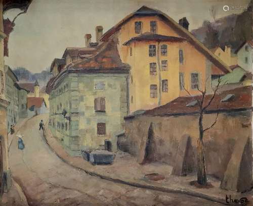 Gaston Thévoz (1902-1948)<br />
La Providence, huile sur toi...