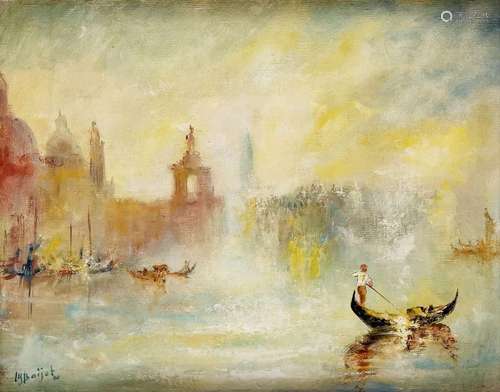 Lépold Baijot (1936)<br />
Venise, huile sur toile, 41x51 cm