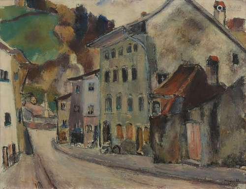 Armand Niquille (1912-1996)<br />
Basse-Ville de Fribourg, h...