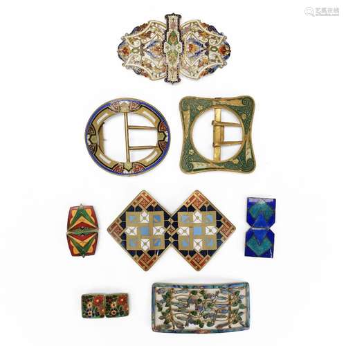 Collection de boucles de ceinture, Art nouveau/Art déco<br /...