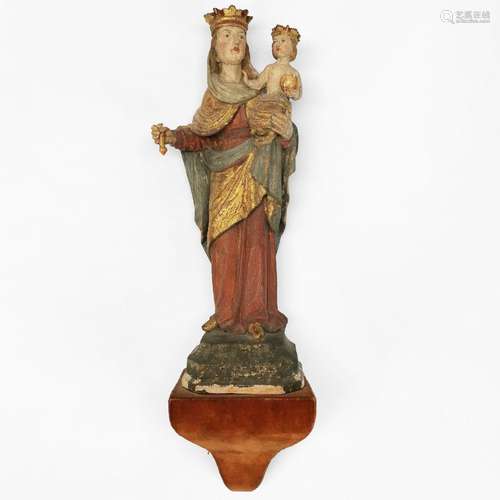 Vierge à l'Enfant, probablement Allemagne, XVIIe-XVIIIe s<br...