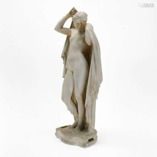 James Pradier (1790-1852)<br />
Femme se déshabillant, plâtr...