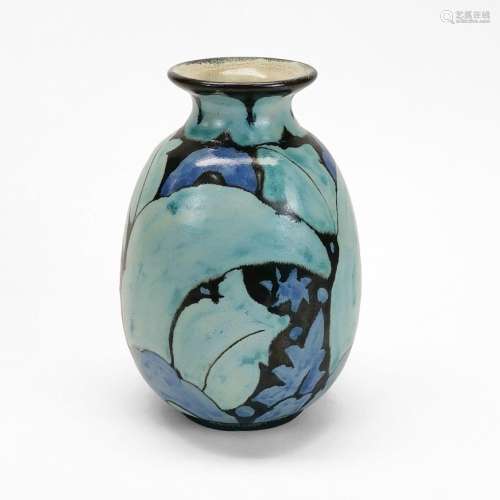 Vase à col pincé par Marcel Noverraz (1899-1972)<br />
Céram...