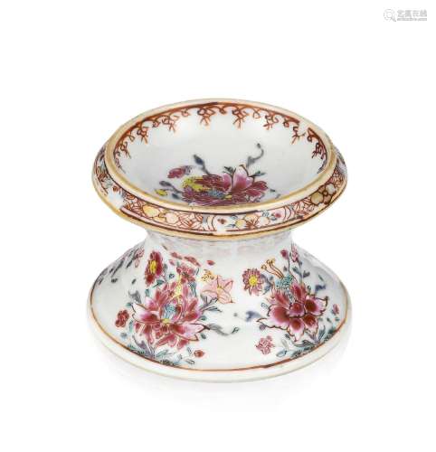 Salière en porcelaine famille rose, Chine, époque Qianlong, ...