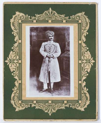 Portraits de Maharajas, ensemble de 5 tirages, techniques di...