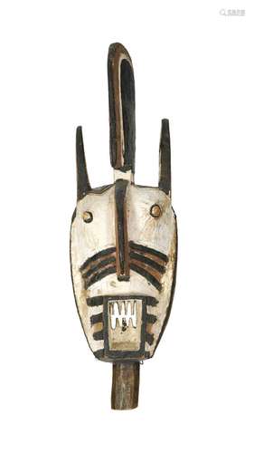 Masque coq Bwa hombo, bois polychrome, Burkina Faso, h. 72 c...