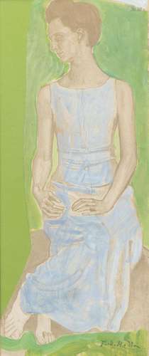 Ferdinand HODLER (1853-1918) "Figure de l'heure sacrée&...