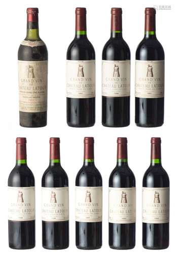 Château Latour, 1er GCC, 1x1952, 3x1988, 3x1991, 2x1992