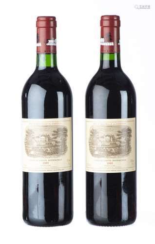 Château Lafite Rothschild 1989, 2 bt