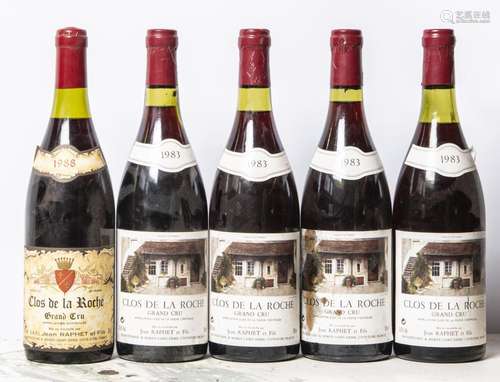 Clos de la Roche Raphet 1988 & 1983, 5 bt