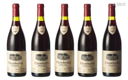 Domaine Henri Rebourseau CHAMBERTIN Grand Cru 1990, 5 bt