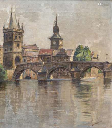 Salomon ZORN (1877-1941 (déporté à Minsk /tué)), "Pont ...