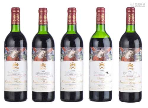 Château Mouton Rothschild 1985, 5 bt