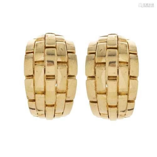 Cartier Maillon Panthère collection lobe earrings