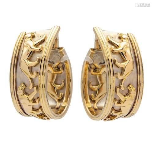 Cartier Panthere collection earrings