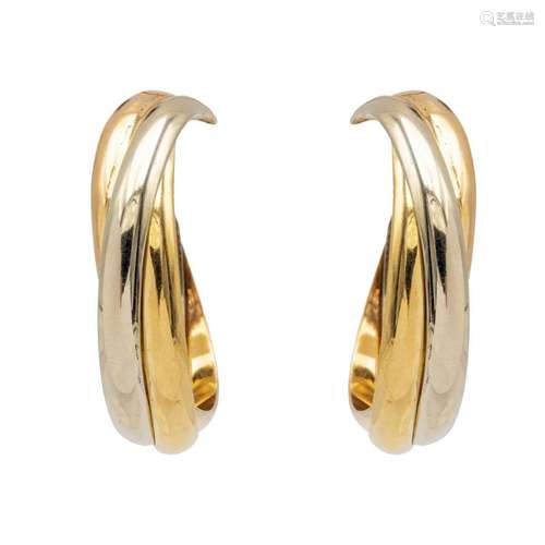 Cartier Trinity collection earrings