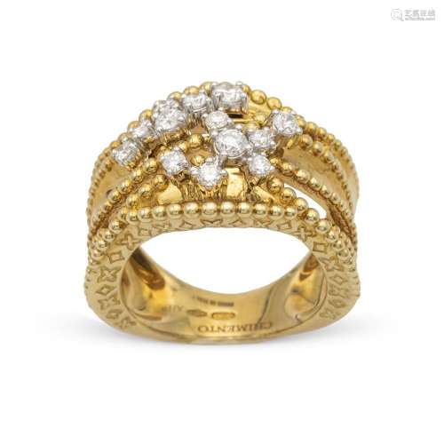 Chimento 18kt yellow gold and diamonds ring