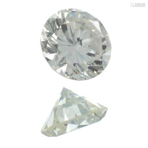 Loose brilliant cut diamond 3.15 ct