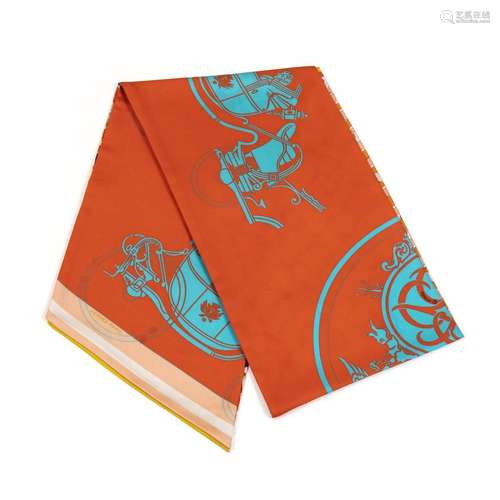 Hermes Maxi Twilly vintage scarf