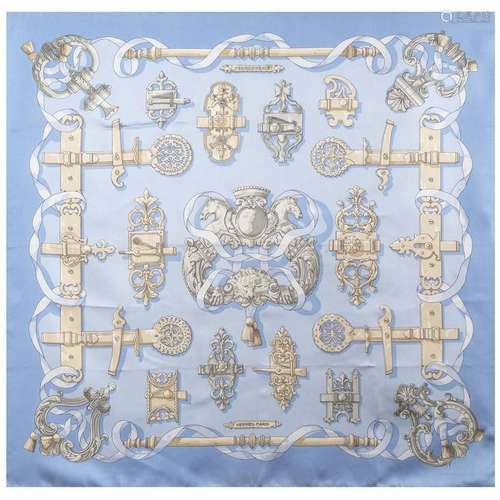 Hermes, Ferronerie collection vintage scarf