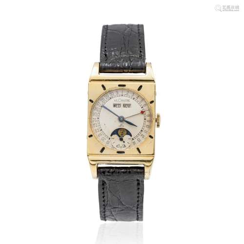 Jager Le Coultre Triple Date, vintage wristwatch