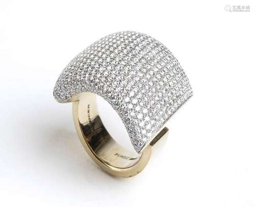 Diamond band ring - mark of VHERNIER