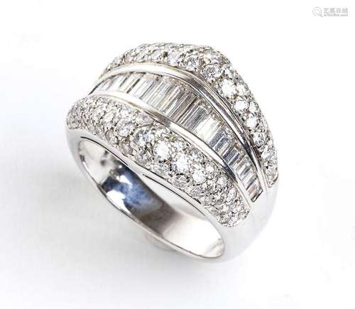 Diamond band gold ring - mark of  DAMIANI