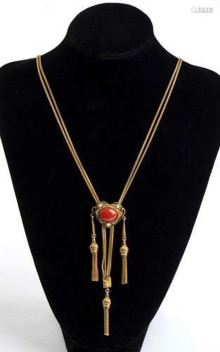 Long necklace model Laccio with up and down - early 20th cen...