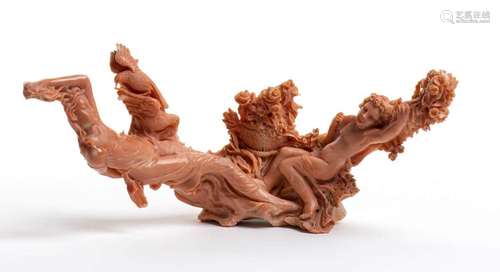 Italian coral carving - early 20th century