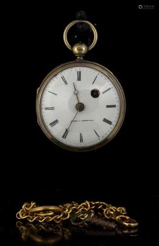 Gilt pocket watch - ABADIE A MARSEILLE