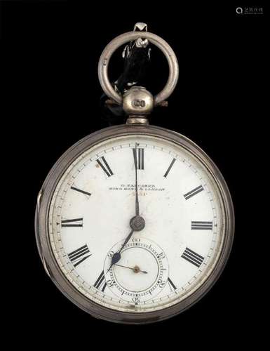 English silver pocket watch - Londra 1911, G. FALCONER HONK ...