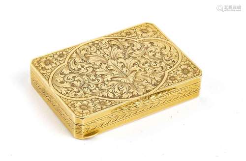 Gold snuff box - 1940s