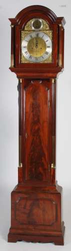 A 19th century mahogany and gilt metal mounted longcase cloc...