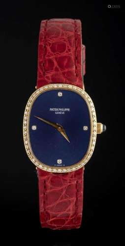 PATEK PHILIPPE: yellow gold lady's wristwatch, ref. 4382