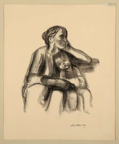 Kaethe Kollwitz. 1867 Koenigsberg - 1945 Moritzburg.