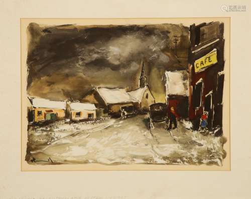 Maurice de Vlaminck. 1876 Paris - 1958 Rueil-la-Gadelière.