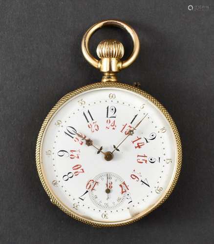 Goldene Patek-Taschenuhr.