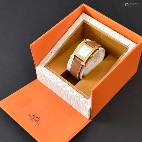 Sehr feine Hermès-Damenarmbanduhr,