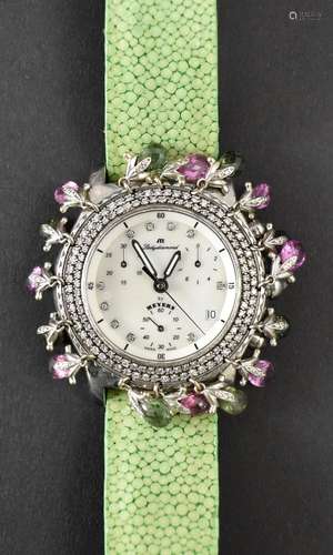 Seltener Meyers Lady Diamond Chronograph,