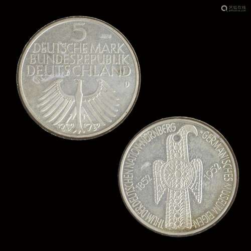 5 Deutsche Mark 1952