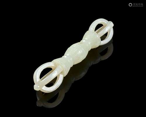 PETIT SCEPTRE EN JADE CÉLADON PÂLE Chine