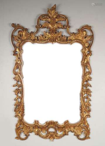 18TH-CENTURY CARVED GILTWOOD PIER MIRROR