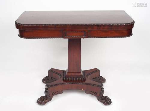 WILLIAM IV PLUM PUDDING GAMES TABLE