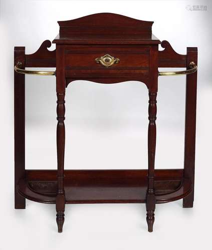 19TH-CENTURY MAHOGANY HALL TABLE