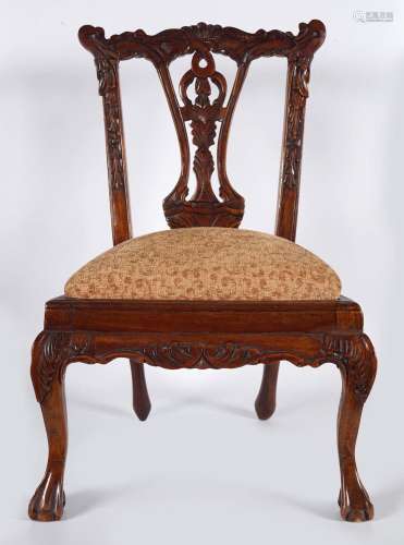 SCALE MODEL OF A CHIPPENDALE CHAIR