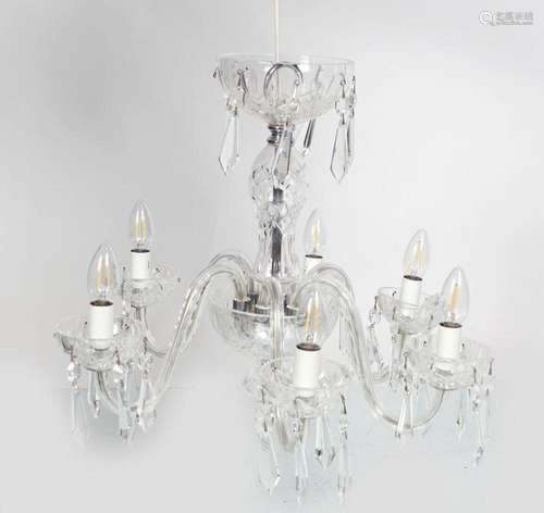 LARGE WATERFORD CRYSTAL CHANDELIER