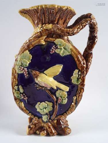 19TH-CENTURY MAJOLICA JUG