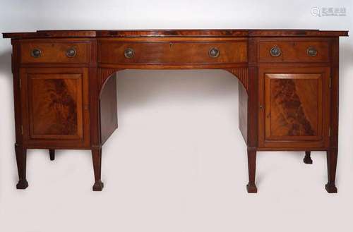 LATE 19TH-CENTURY MAHOGANY ADAM SIDEBOARD